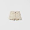 Hot * Zara Frayed Denim Shorts