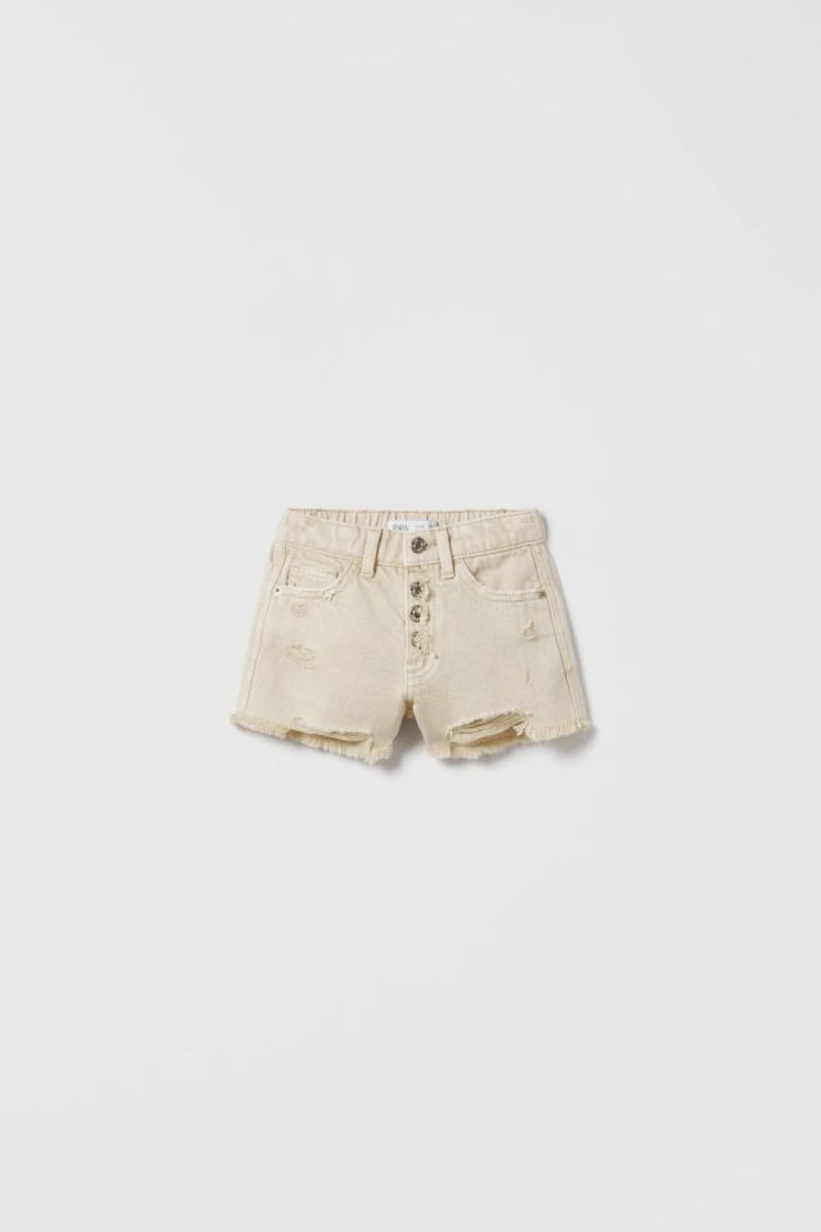 Hot * Zara Frayed Denim Shorts