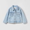 Wholesale * Zara Crochet Denim Jacket Blue