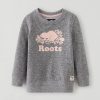 Wholesale * Roots Toddler Organic Original Crew Sweatshirt Salt & Pepper