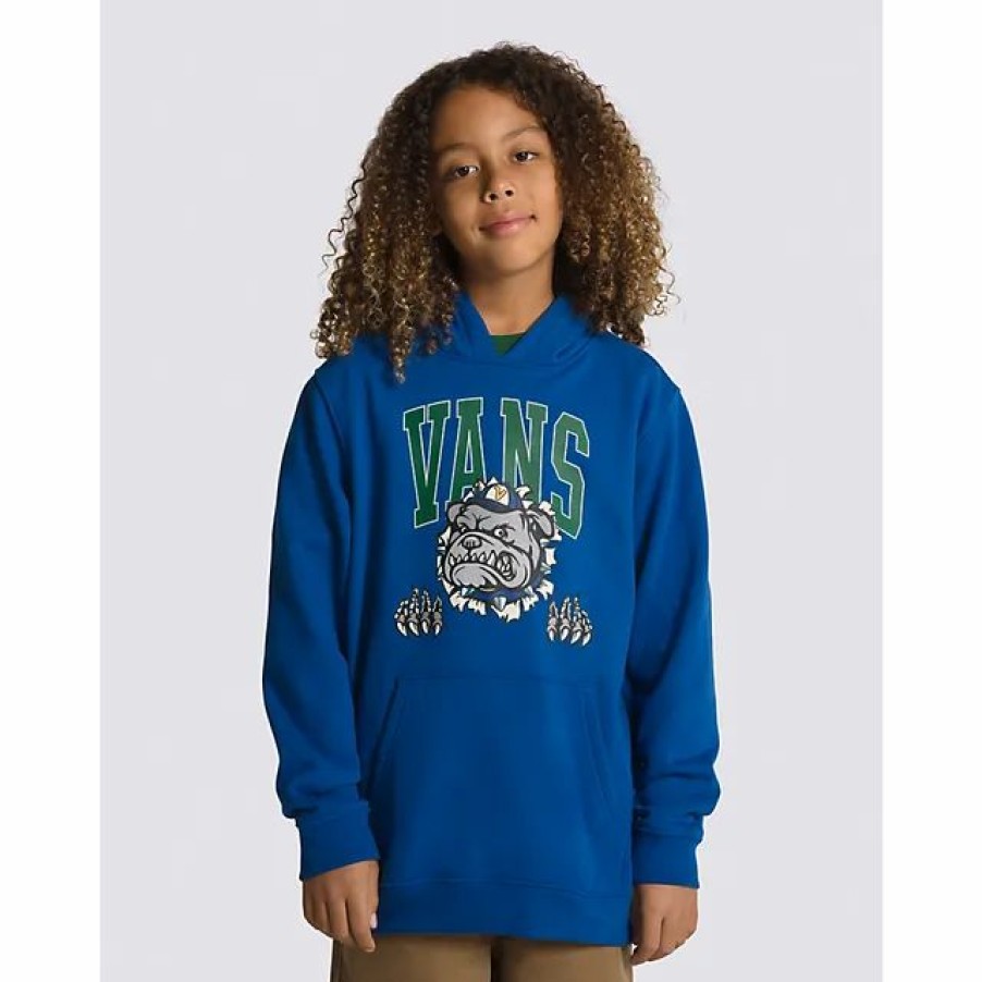 Hot * Vans Kids Varsity Bulldog Pullover Hoodie True Blue