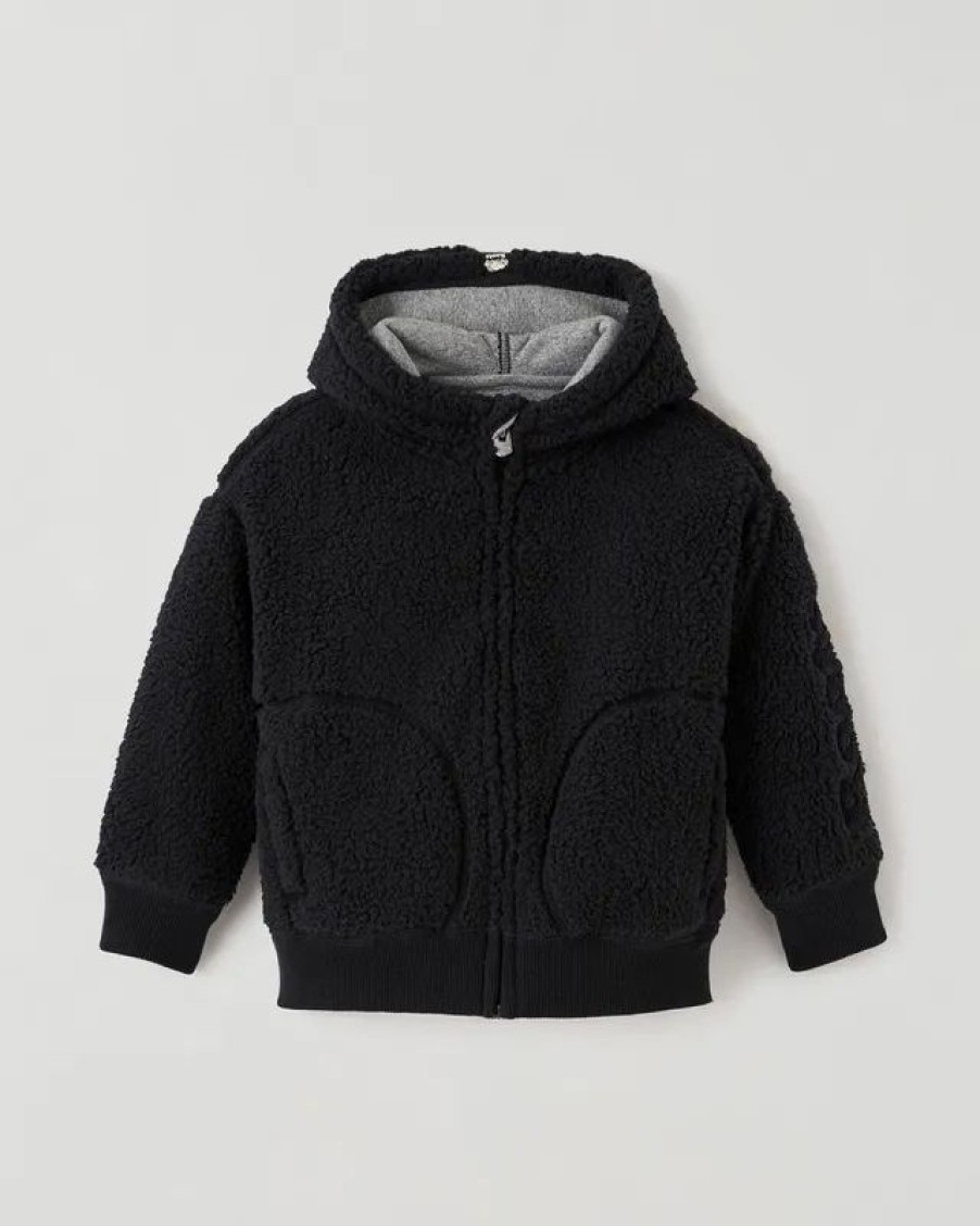 Clearance * Roots Toddler Sherpa Relaxed Zip Hoodie