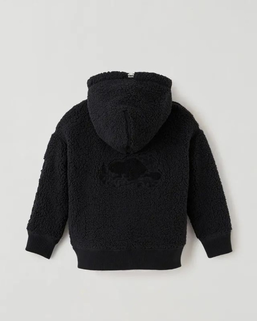 Clearance * Roots Toddler Sherpa Relaxed Zip Hoodie