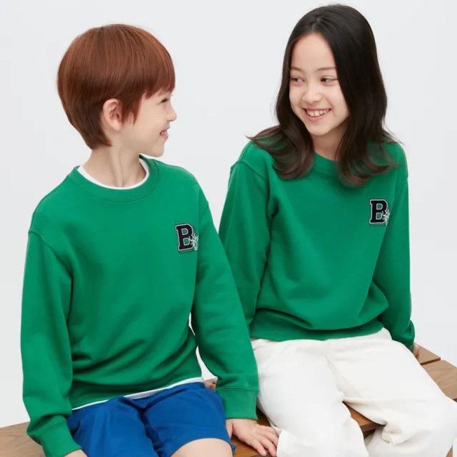 Hot * Uniqlo Kids Extra Stretch Long Sleeve Sweatshirt