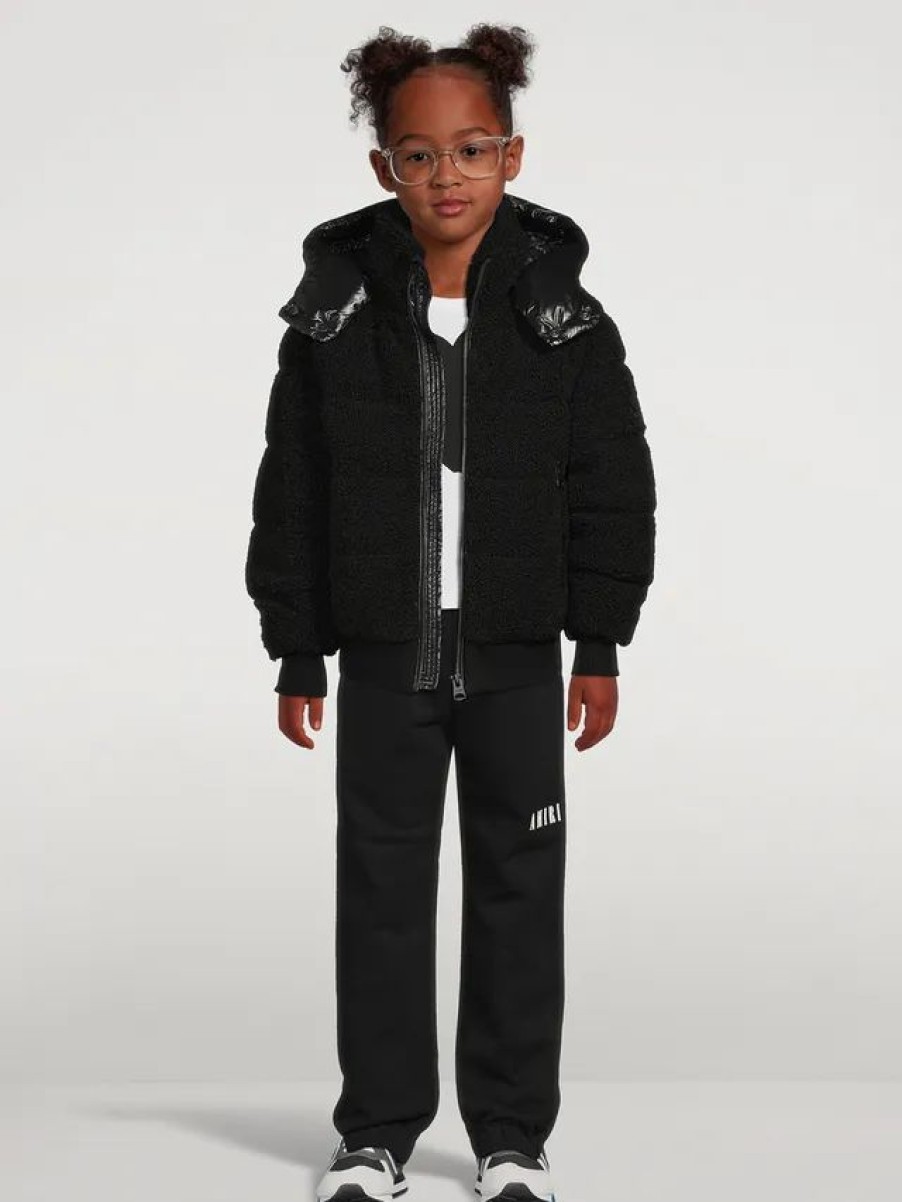 Wholesale * Mackage Kids Ari Teddy Down Bomber Jacket Black