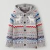 Hot * Roots Toddler Fair Isle Hoodie Sweater