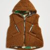 Clearance * Khrisjoy Youth Pile Down Puffer Vest Camel