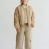 New * Zara Utility Bomber Jacket Light Beige