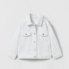 Hot * Zara Denim Jacket White