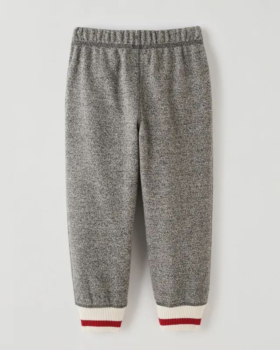 New * Roots Toddler Relaxed Cabin Sweatpant Grey Oat Pepper