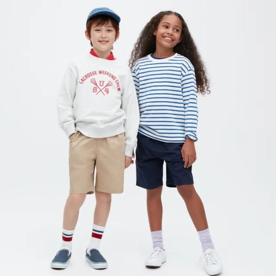 Online * Uniqlo Kids Stretch Twill Easy Shorts