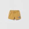 Hot * Zara Label Detail Waffle Shorts