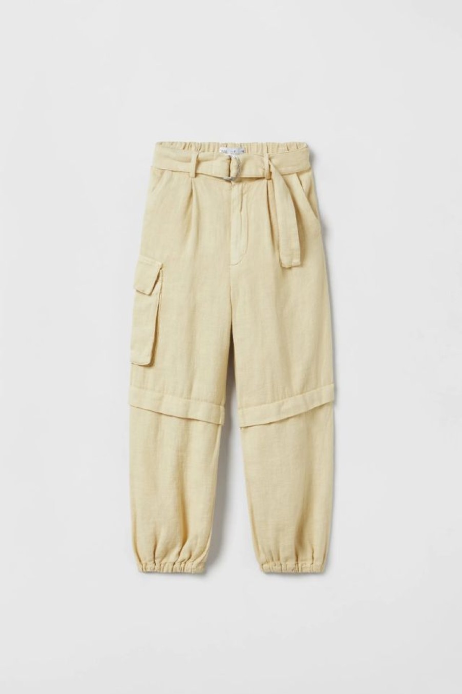 Hot * Zara Ramie Cargo Pants