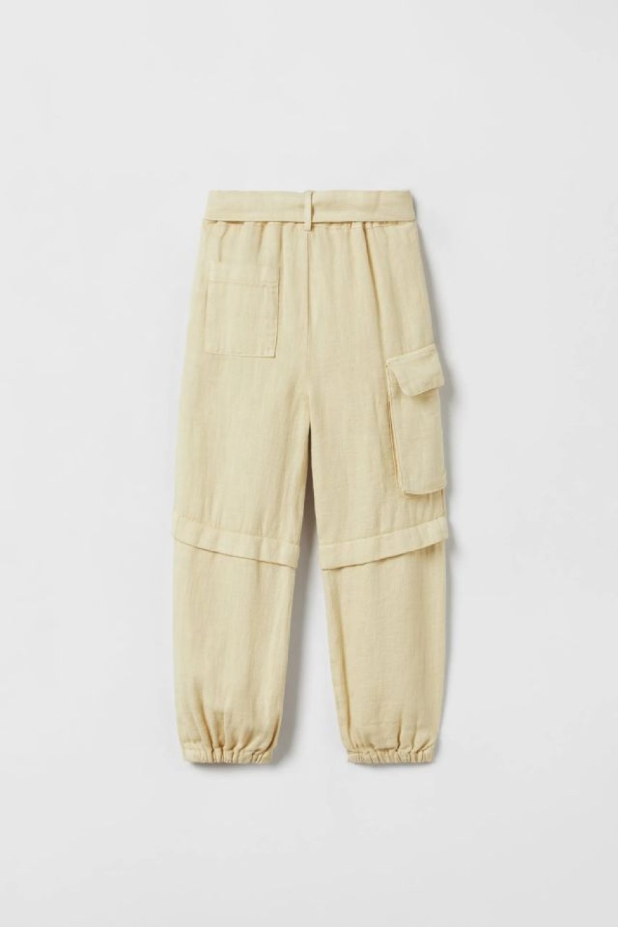 Hot * Zara Ramie Cargo Pants