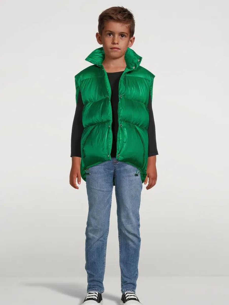 Best * Khrisjoy Kids Down Puffer Vest Emerald Green