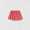 Hot * Zara Floral Shorts Red